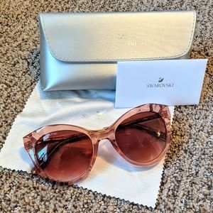 Swarovski Pink Rose Sunglasses SK0151 72T 🌷